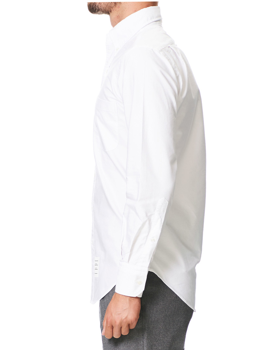 Herre | Skjorter | Thom Browne | Contrast Placket Oxford Shirt White