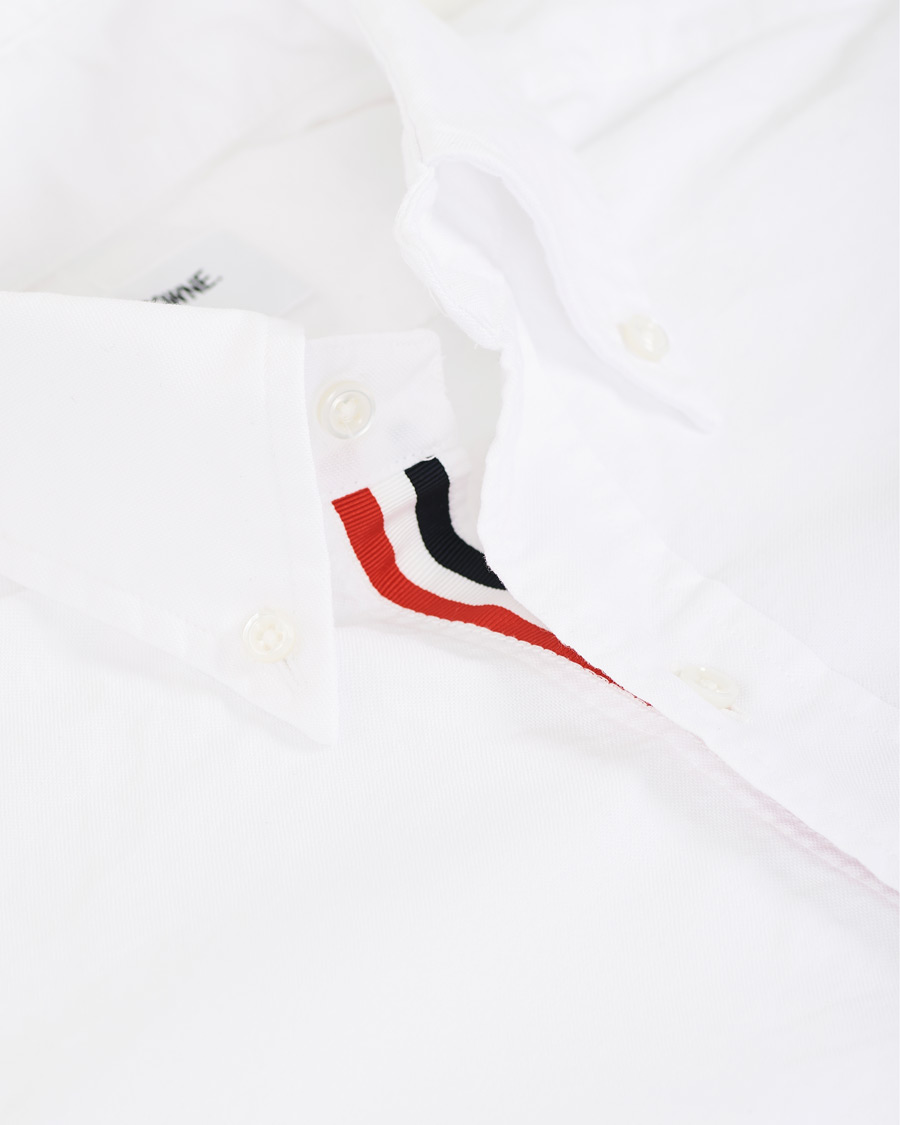Herre | Skjorter | Thom Browne | Contrast Placket Oxford Shirt White