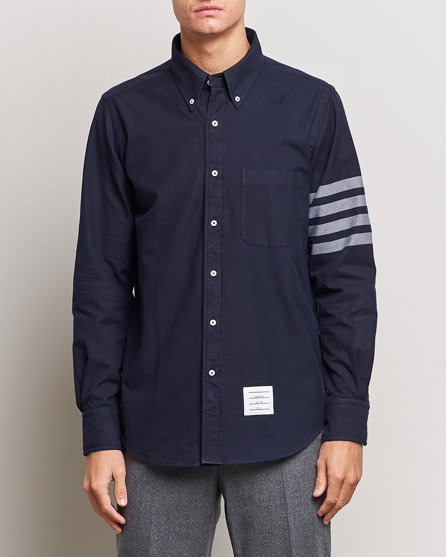 Herre | Avdelinger | Thom Browne | 4 Bar Flannel Shirt Navy