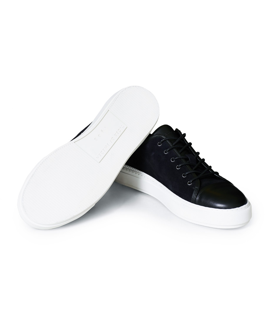 Herre | Tiger of Sweden Sampe Toe Cap Sneaker Navy | Tiger of Sweden | Sampe Toe Cap Sneaker Navy