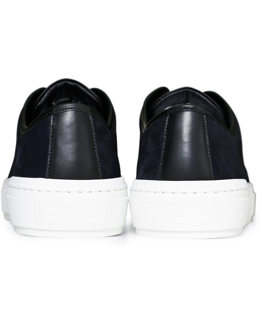 Herre | Tiger of Sweden Sampe Toe Cap Sneaker Navy | Tiger of Sweden | Sampe Toe Cap Sneaker Navy