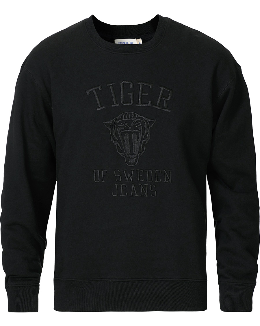 Tiger of Sweden Jeans Zoab Logo Crew Neck Sweatshirt Black