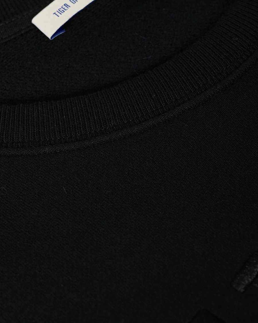 Herre | Gensere | Tiger of Sweden Jeans | Zoab Logo Crew Neck Sweatshirt Black
