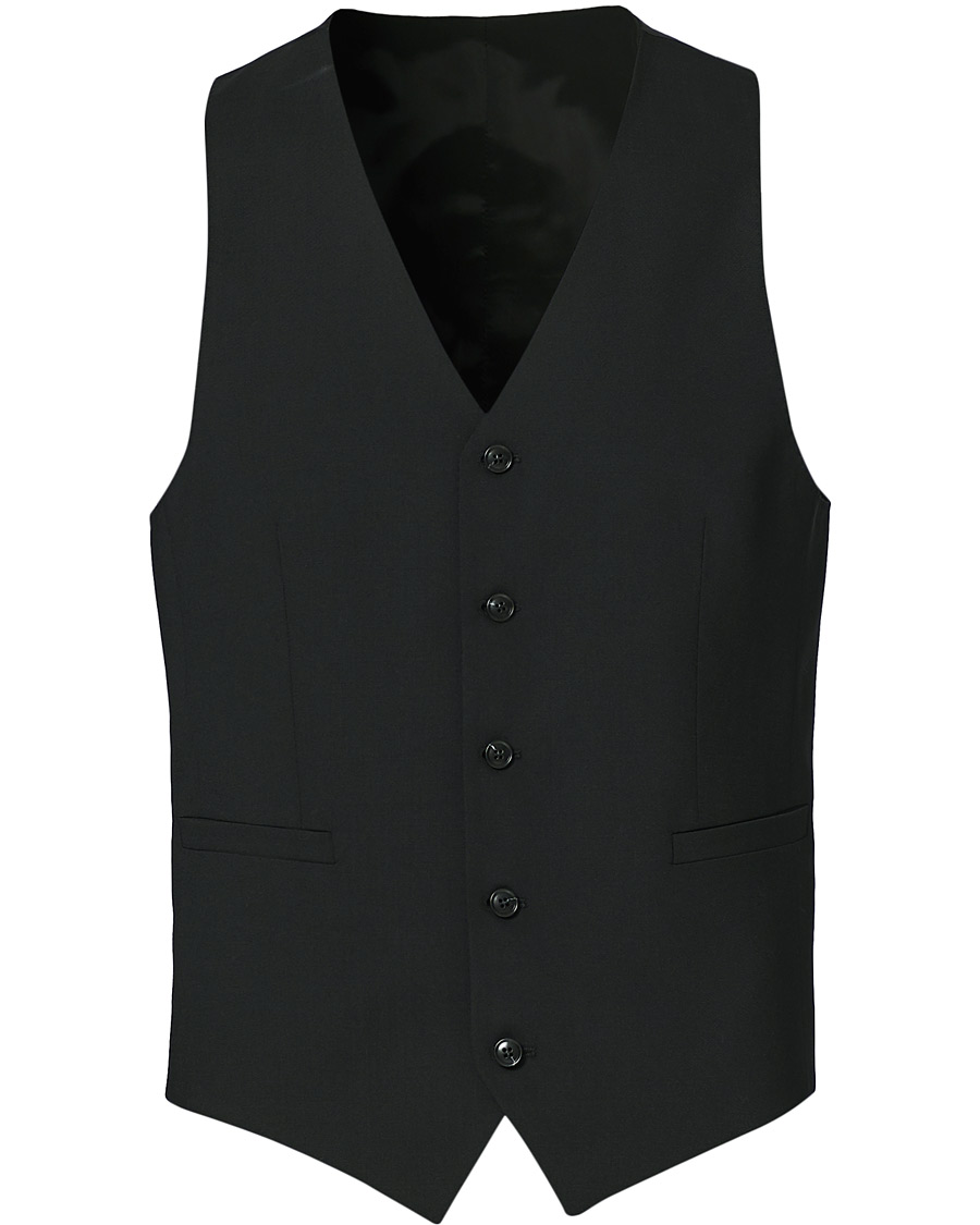 Herre | Dressjakker | Tiger of Sweden | Litt Wool Waistcoat Black
