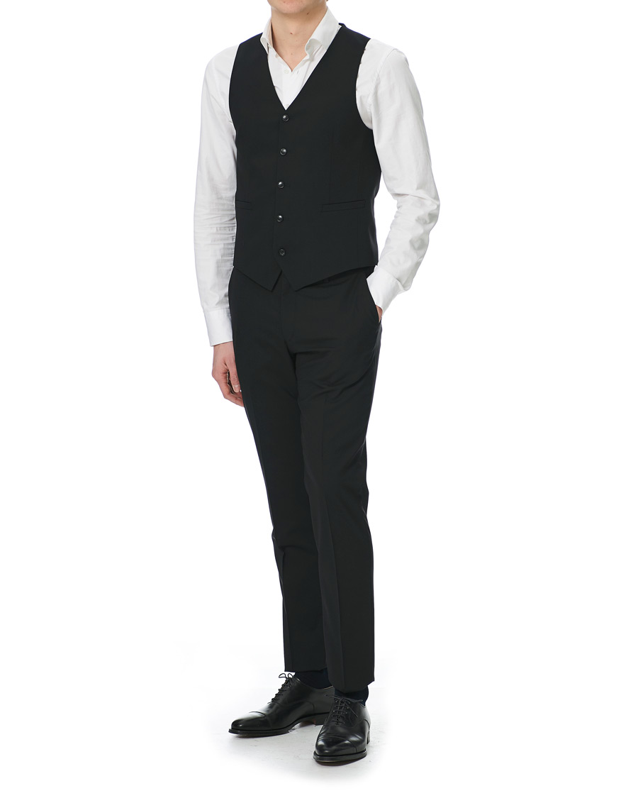 Herre | Dressjakker | Tiger of Sweden | Litt Wool Waistcoat Black