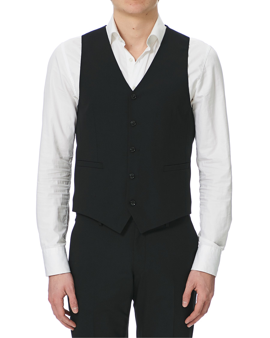 Herre | Dressjakker | Tiger of Sweden | Litt Wool Waistcoat Black