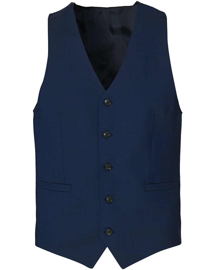Herre |  | Tiger of Sweden | Litt Wool Waistcoat Blue