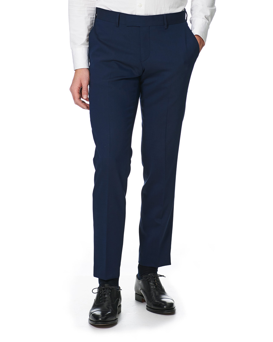 Herre | Bukser | Tiger of Sweden | Tordon Wool Suit Trousers Blue