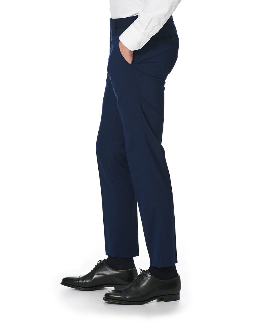 Herre | Bukser | Tiger of Sweden | Tordon Wool Suit Trousers Blue