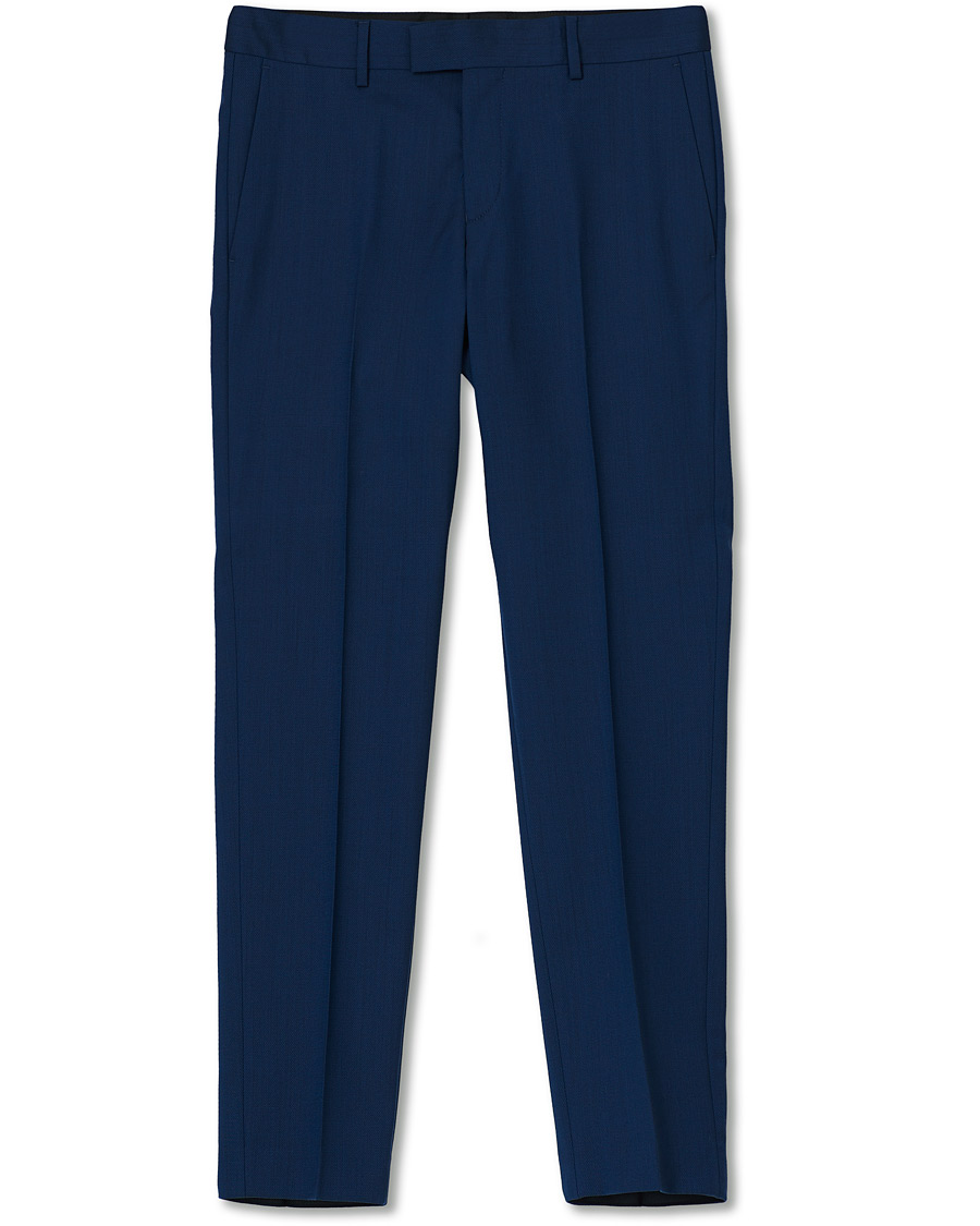 Herre | Bukser | Tiger of Sweden | Tordon Wool Suit Trousers Blue