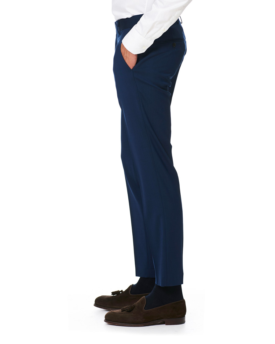 Herre | Bukser | Tiger of Sweden | Tordon Wool Suit Trousers Blue