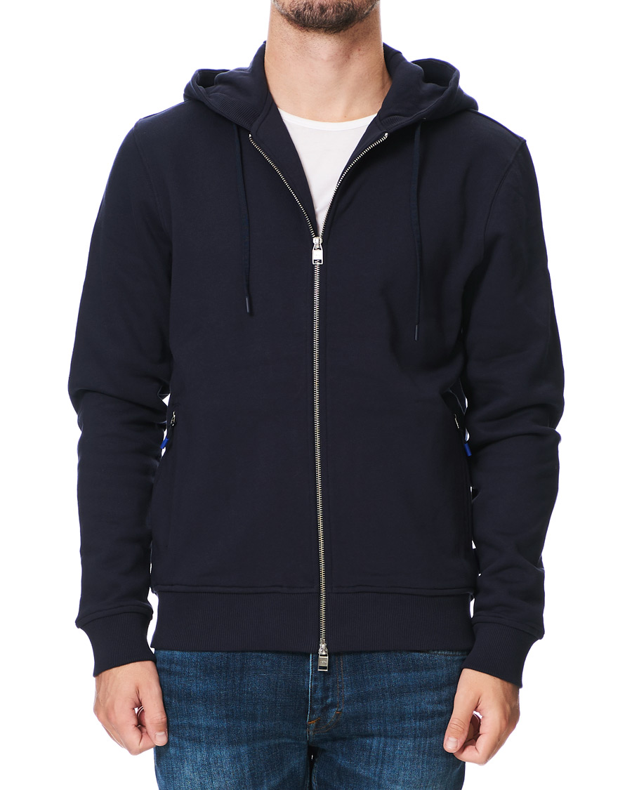 Herre | Gensere | Tiger of Sweden | Movement Namir Full Zip Hoodie Blue