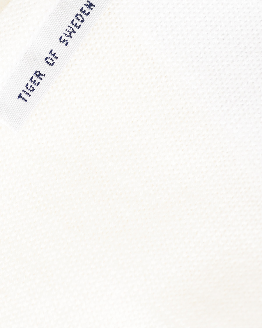 Herre | Gensere | Tiger of Sweden | Newton Extra Fine Merino Knitted Polo Cream