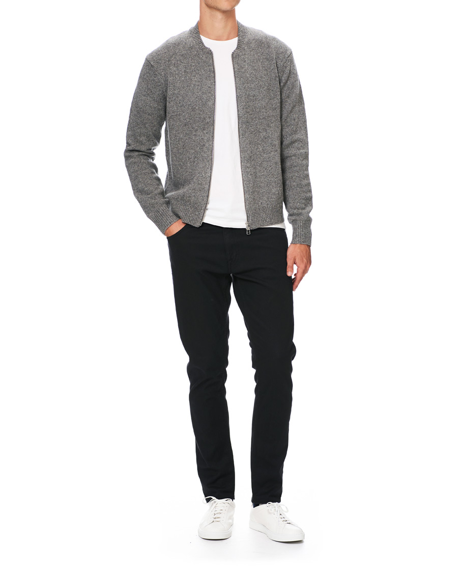 Herre | Gensere | Tiger of Sweden | Morchella Wool Full Zip Grey