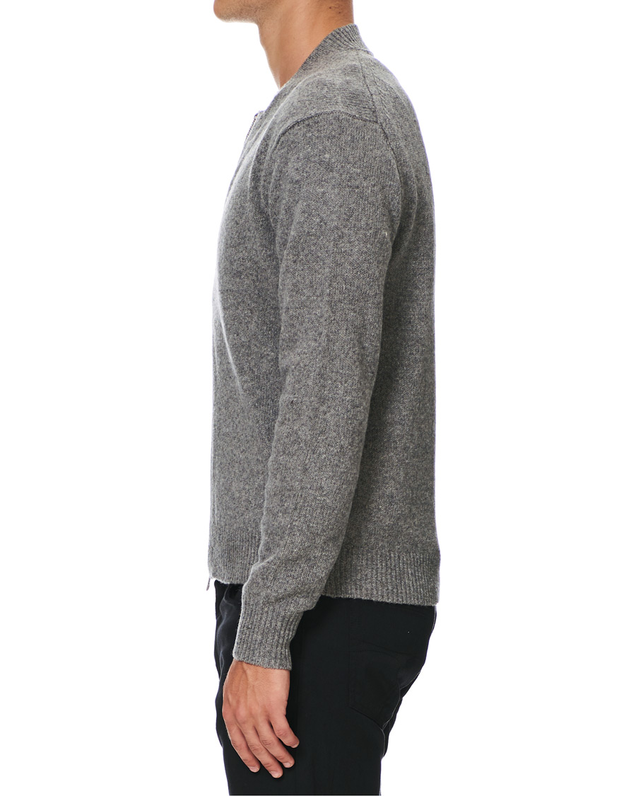 Herre | Gensere | Tiger of Sweden | Morchella Wool Full Zip Grey