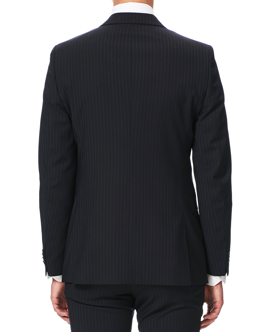 Herre | Dressjakker | Tiger of Sweden | Jarl Travel Blazer Navy Stripe