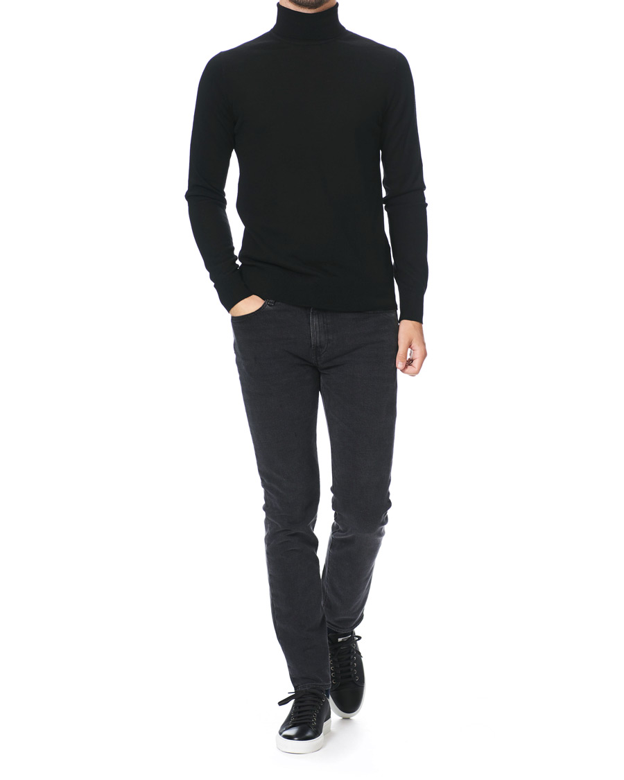Herre | Gensere | Tiger of Sweden | Neville Extra Fine Merino Polo Black