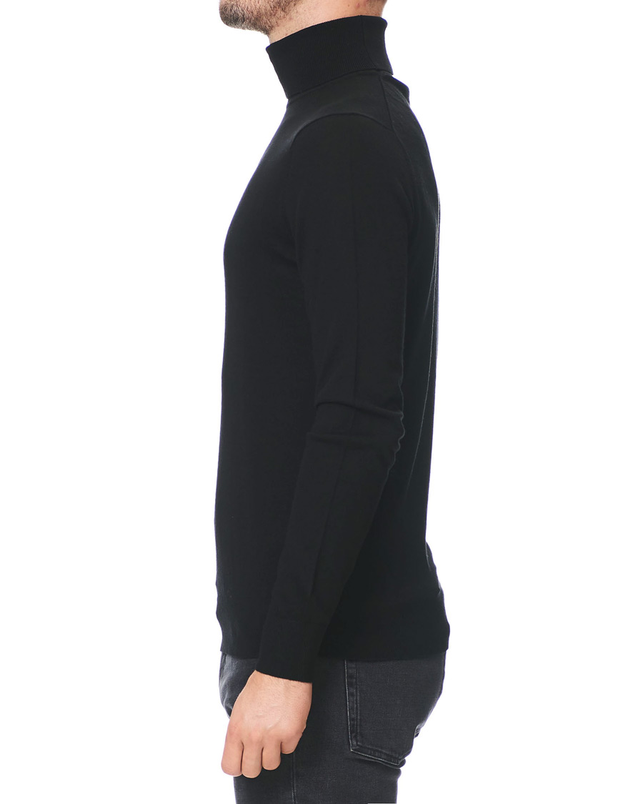 Herre | Gensere | Tiger of Sweden | Neville Extra Fine Merino Polo Black