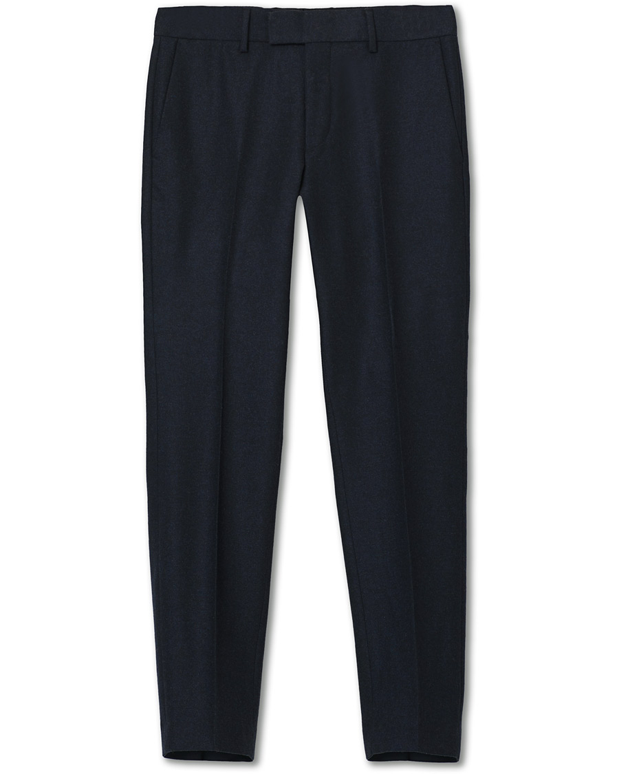 Herre | Bukser | Tiger of Sweden | Tordon Flannel Trousers Navy