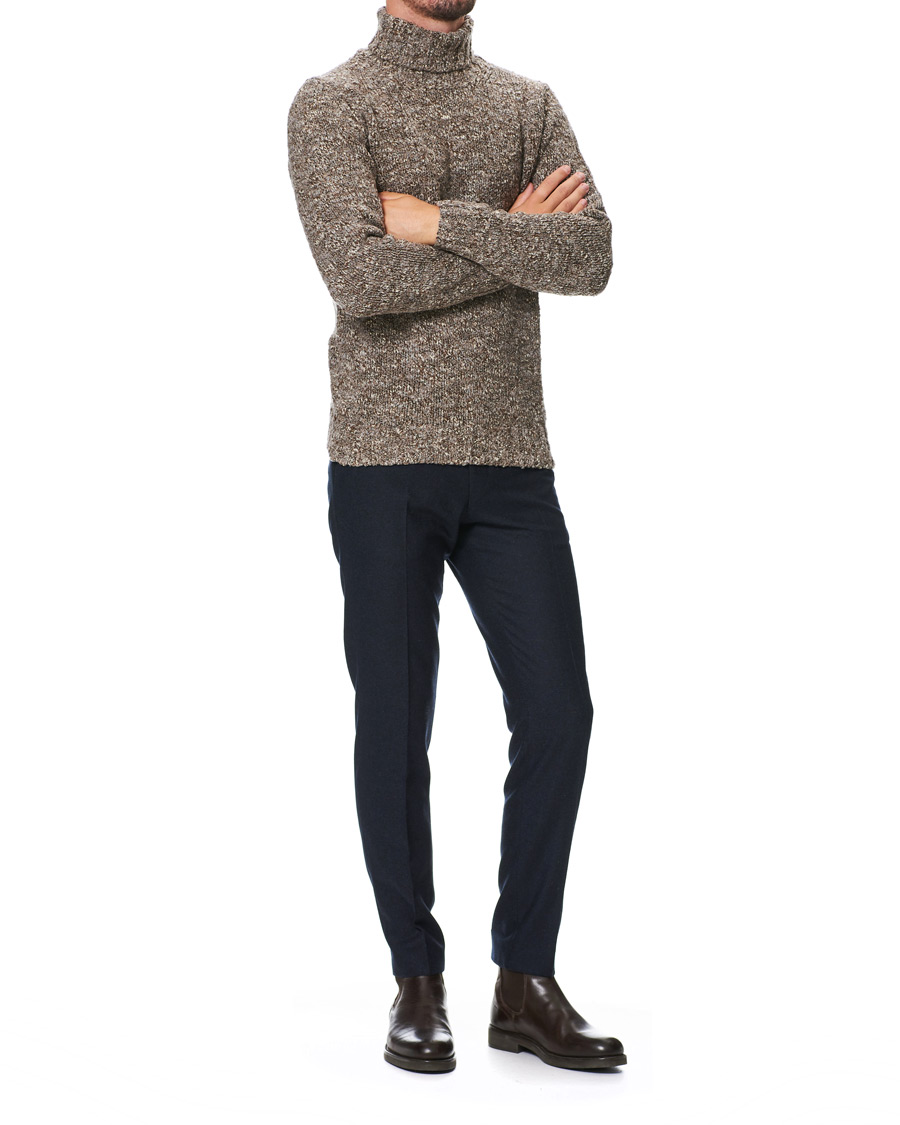 Herre | Bukser | Tiger of Sweden | Tordon Flannel Trousers Navy