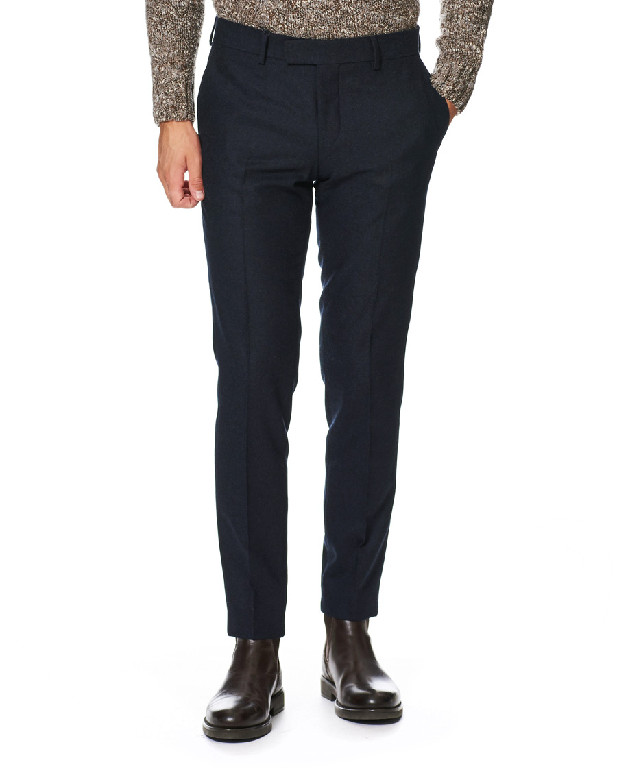 Herre | Bukser | Tiger of Sweden | Tordon Flannel Trousers Navy