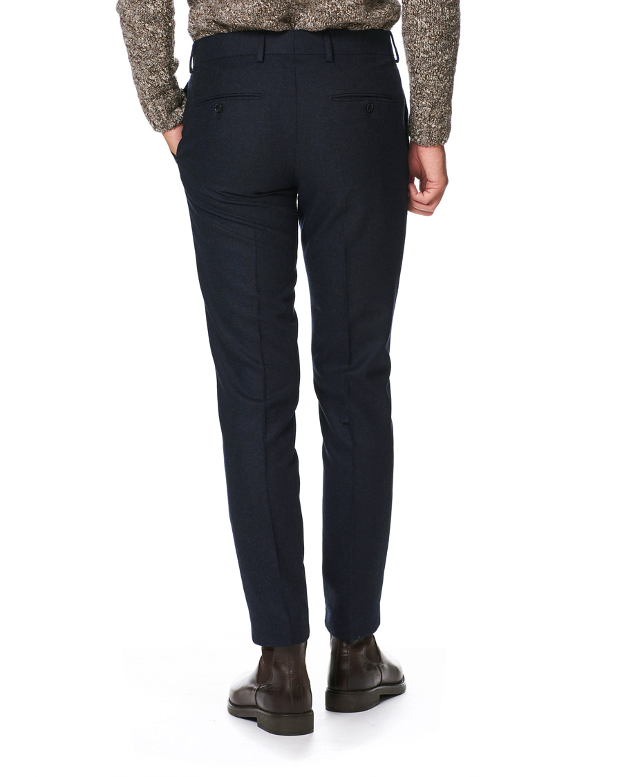 Herre | Bukser | Tiger of Sweden | Tordon Flannel Trousers Navy