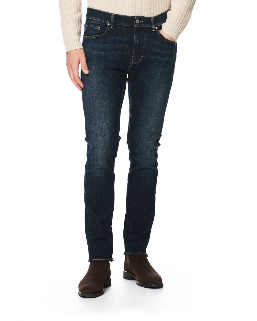 Herre | Jeans | Tiger of Sweden Jeans | Leon Matcheses Superstretch Jeans Royal Blue