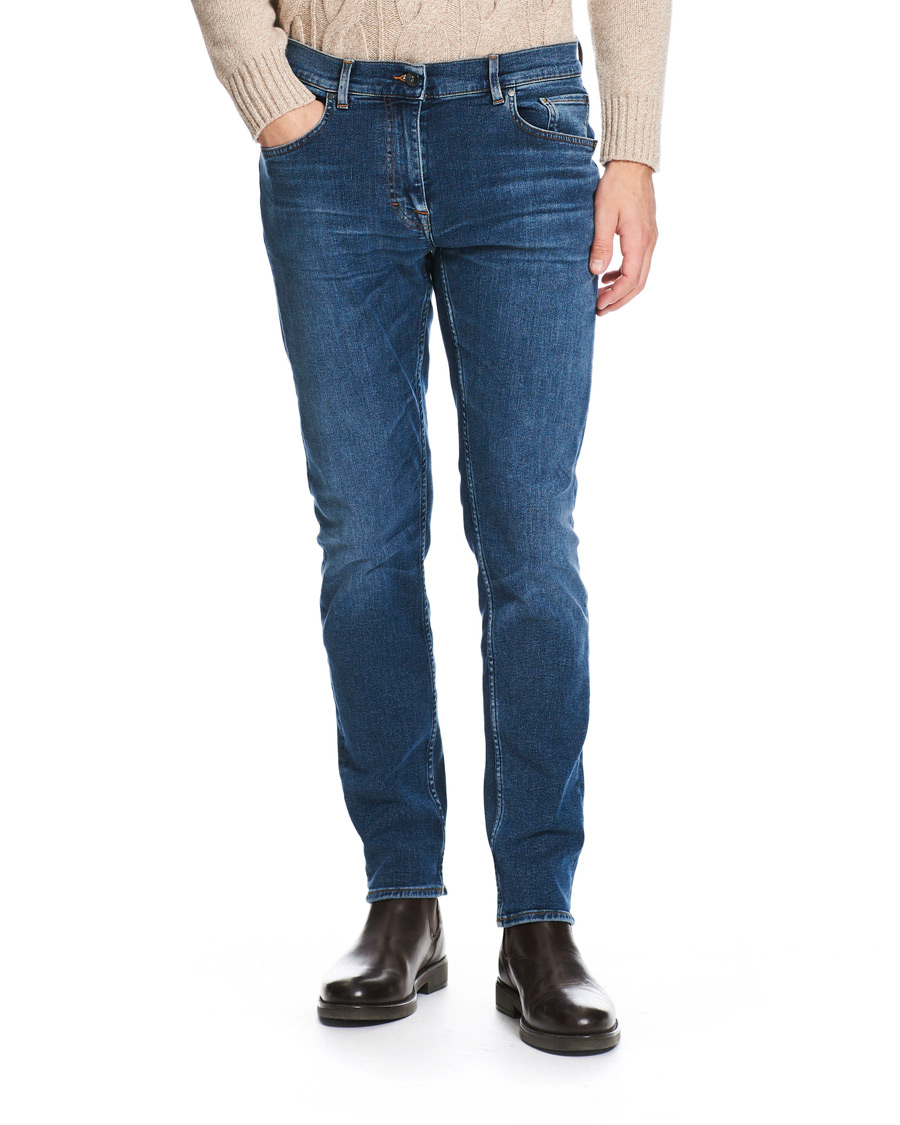Herre | Jeans | Tiger of Sweden Jeans | Leon Nobel Superstretch Jeans Medium Blue
