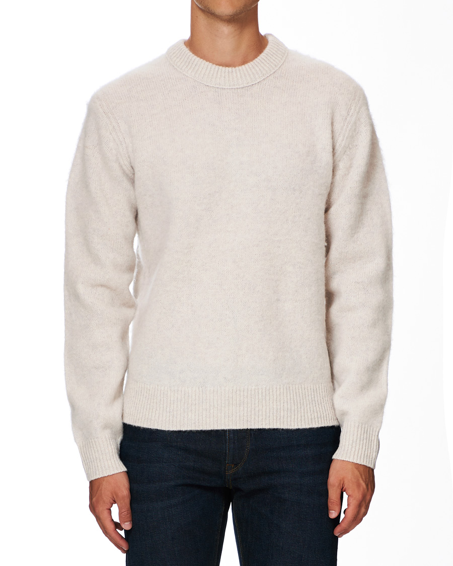 Herre | Gensere | Tiger of Sweden Jeans | Prowler Knitted Crew Neck White