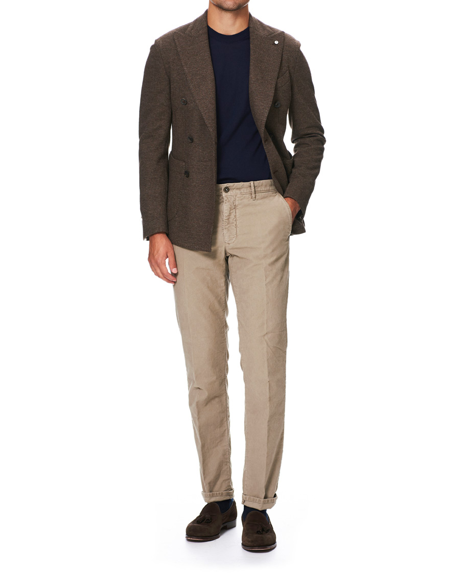 Herre | Dressjakker | L.B.M. 1911 | Tom Double Breasted Blazer Brown