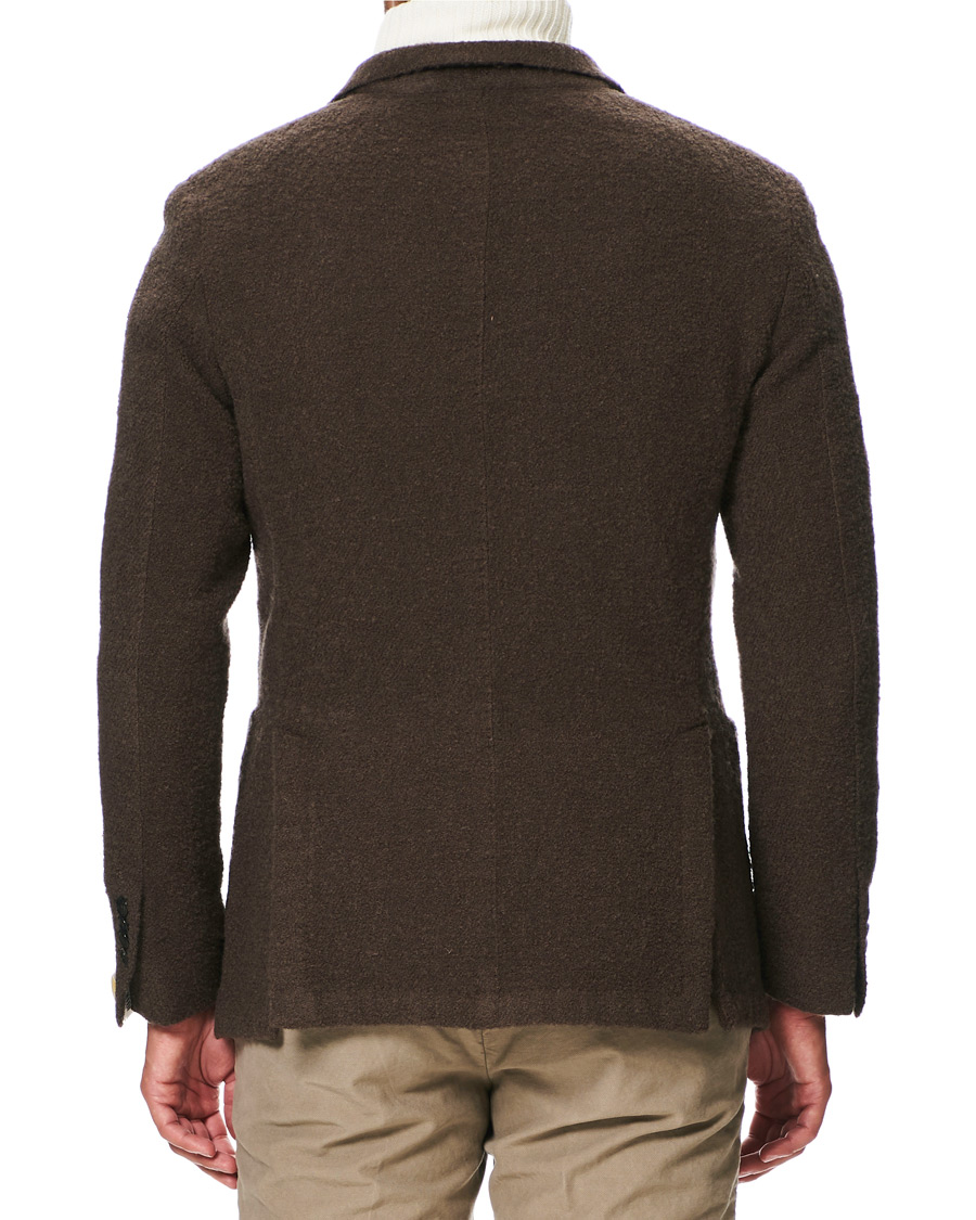 Herre | Dressjakker | L.B.M. 1911 | Jack Regular Wool Boucle Blazer Brown