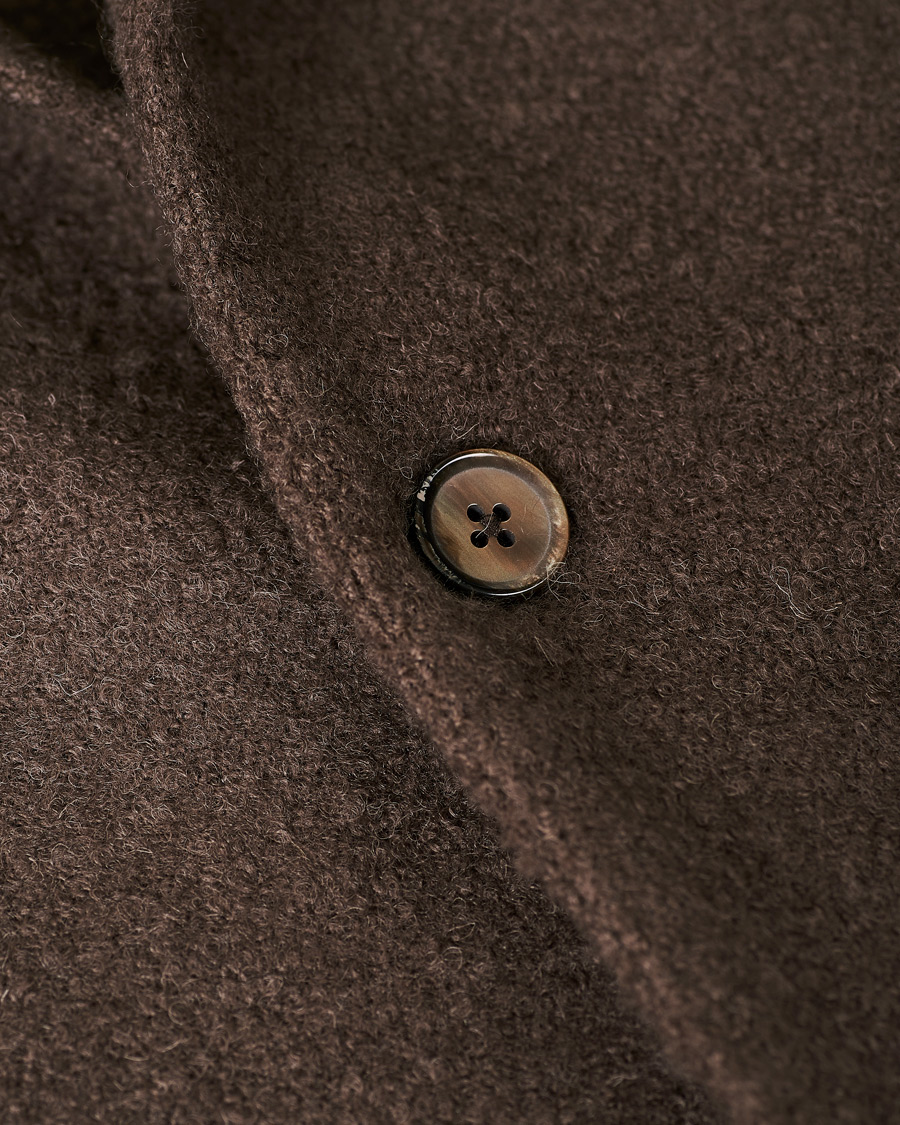 Herre | Dressjakker | L.B.M. 1911 | Jack Regular Wool Boucle Blazer Brown