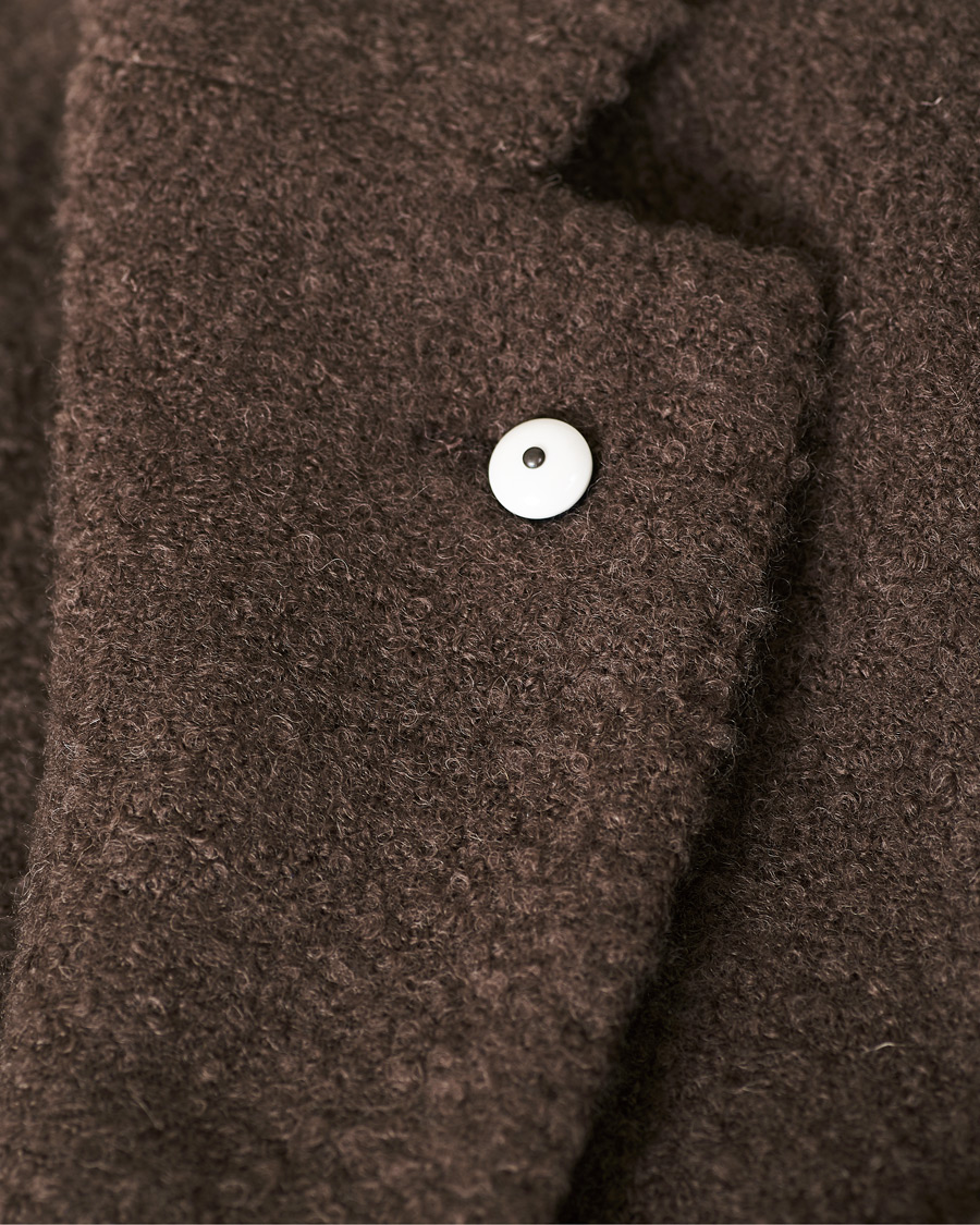 Herre | Dressjakker | L.B.M. 1911 | Jack Regular Wool Boucle Blazer Brown