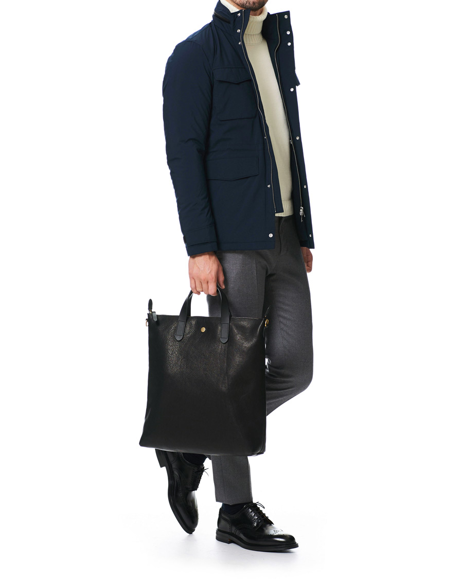 Herre |  | Mismo | M/S Leather Shopper Bag  Black