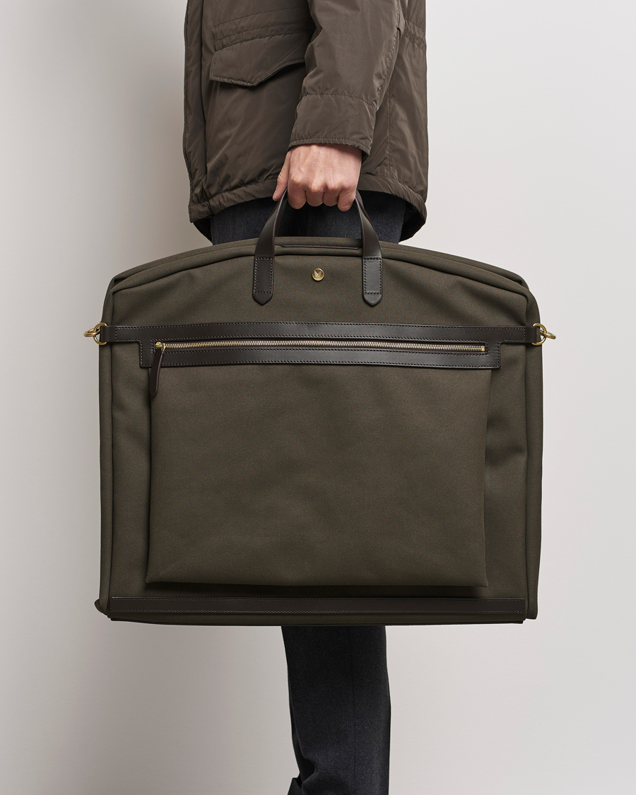 Men |  | Mismo | M/S Suit Carrier Army/Dark Brown