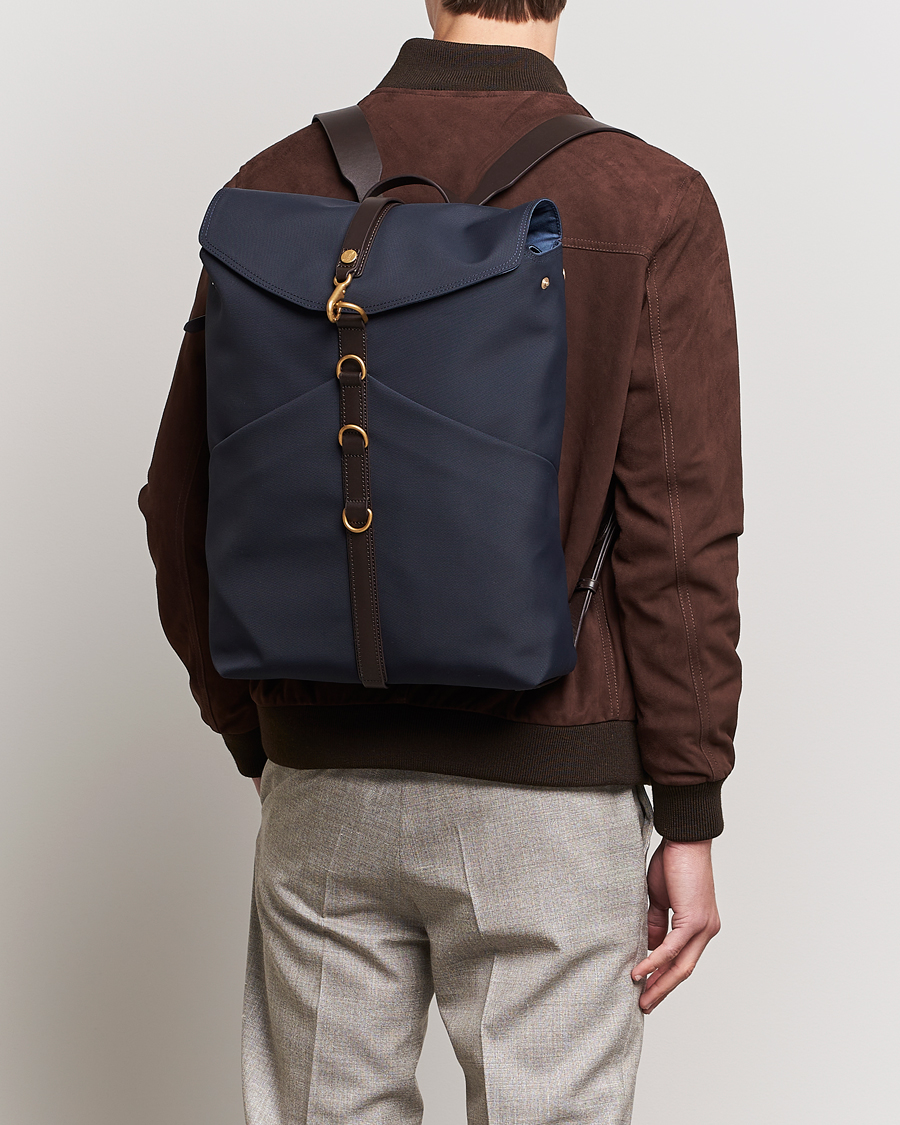 Herre | Avdelinger | Mismo | M/S Rucksack Navy/Dark Brown