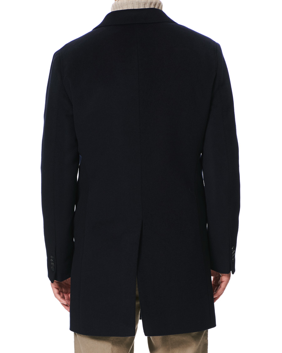 Herre | Jakker | Oscar Jacobson | Storvik Wool/Cashmere Coat Navy