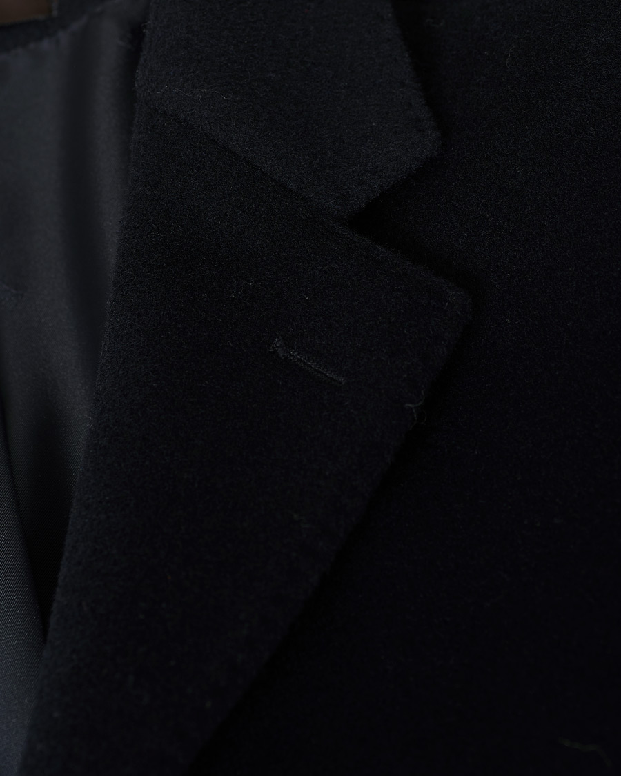 Herre | Jakker | Oscar Jacobson | Storvik Wool/Cashmere Coat Navy