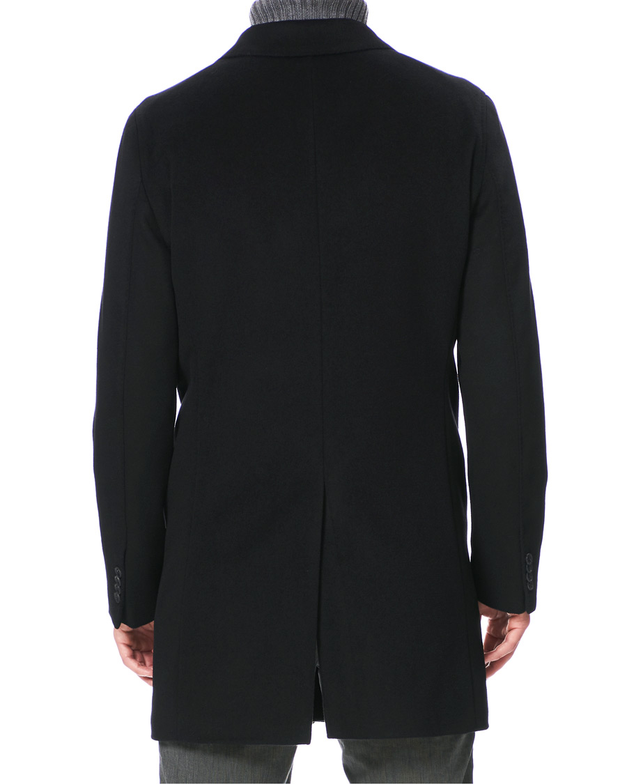 Herre | Jakker | Oscar Jacobson | Storvik Wool/Cashmere Coat Black