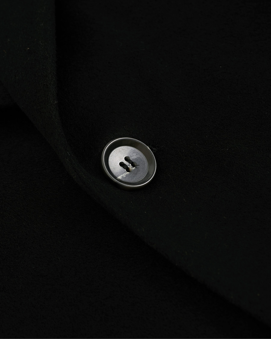 Herre | Jakker | Oscar Jacobson | Storvik Wool/Cashmere Coat Black