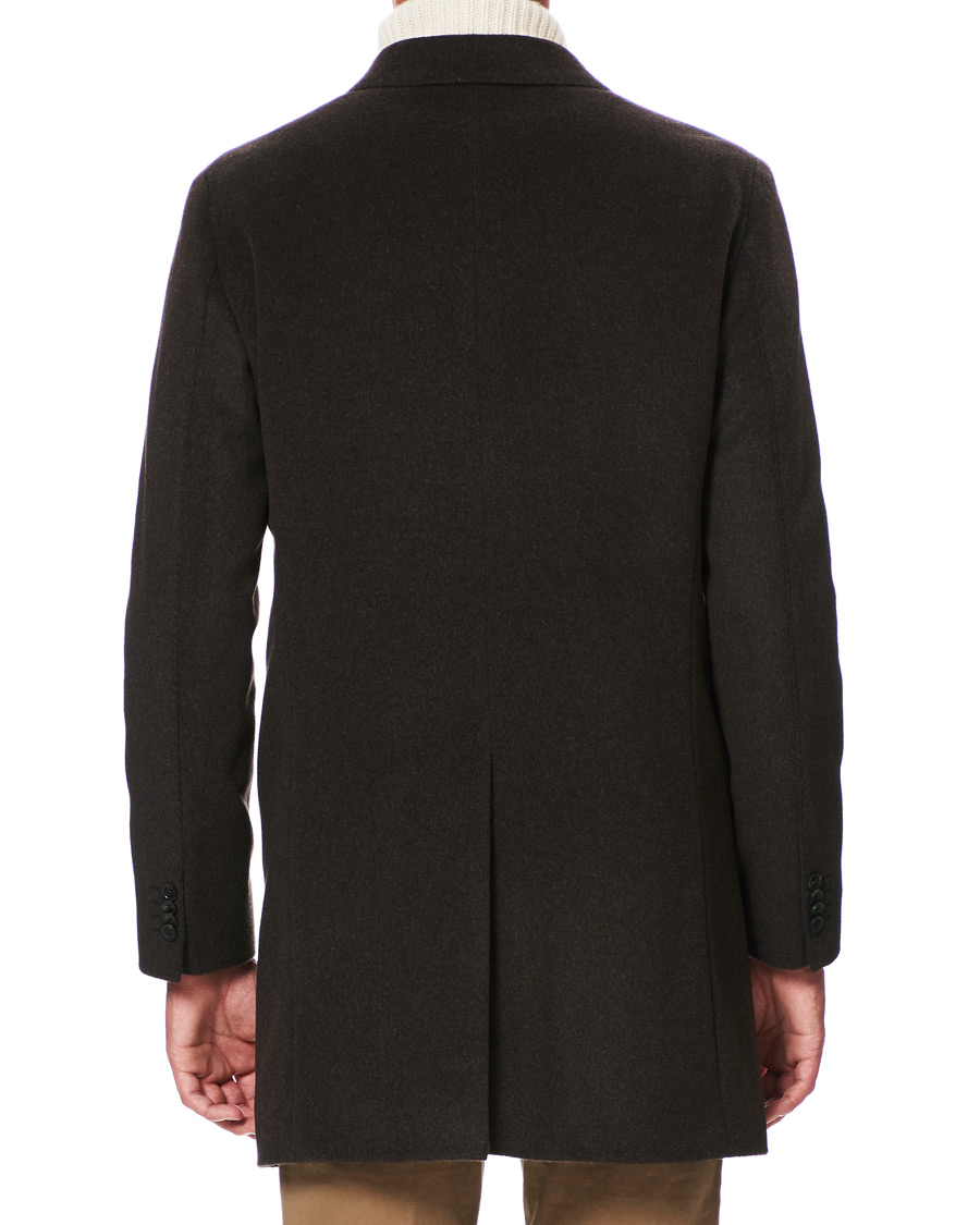 Herre | Jakker | Oscar Jacobson | Storvik Wool/Cashmere Coat Brown