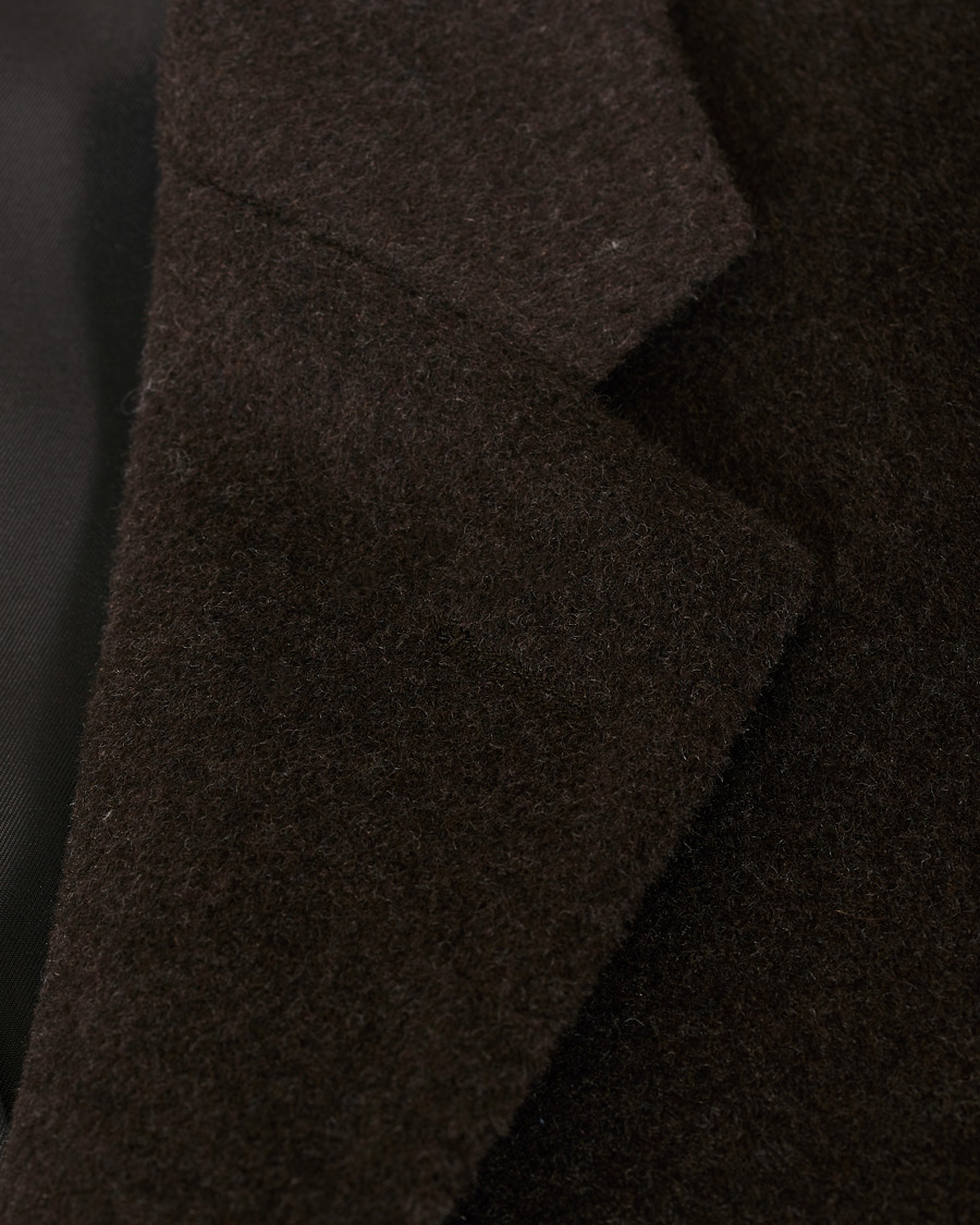 Herre | Jakker | Oscar Jacobson | Storvik Wool/Cashmere Coat Brown