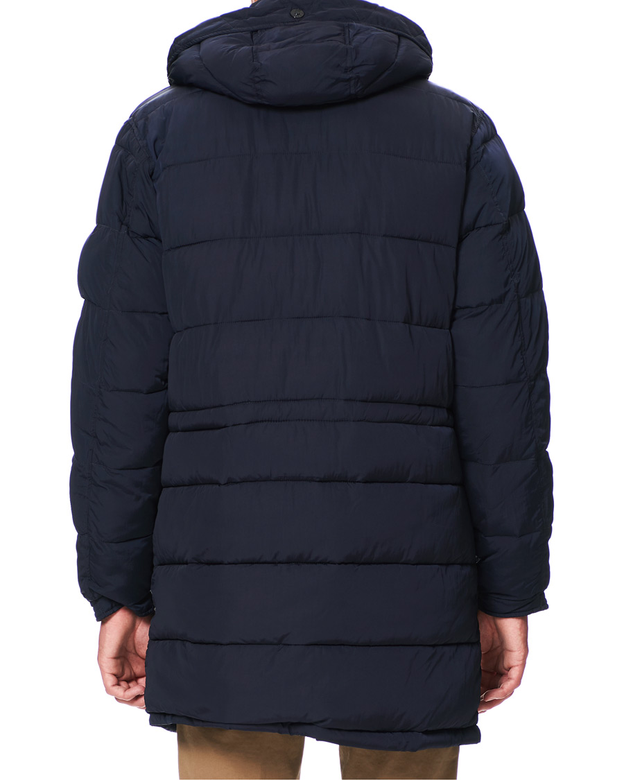 Herre | Jakker | Oscar Jacobson | Clayton Lightweight Puffer Coat Navy