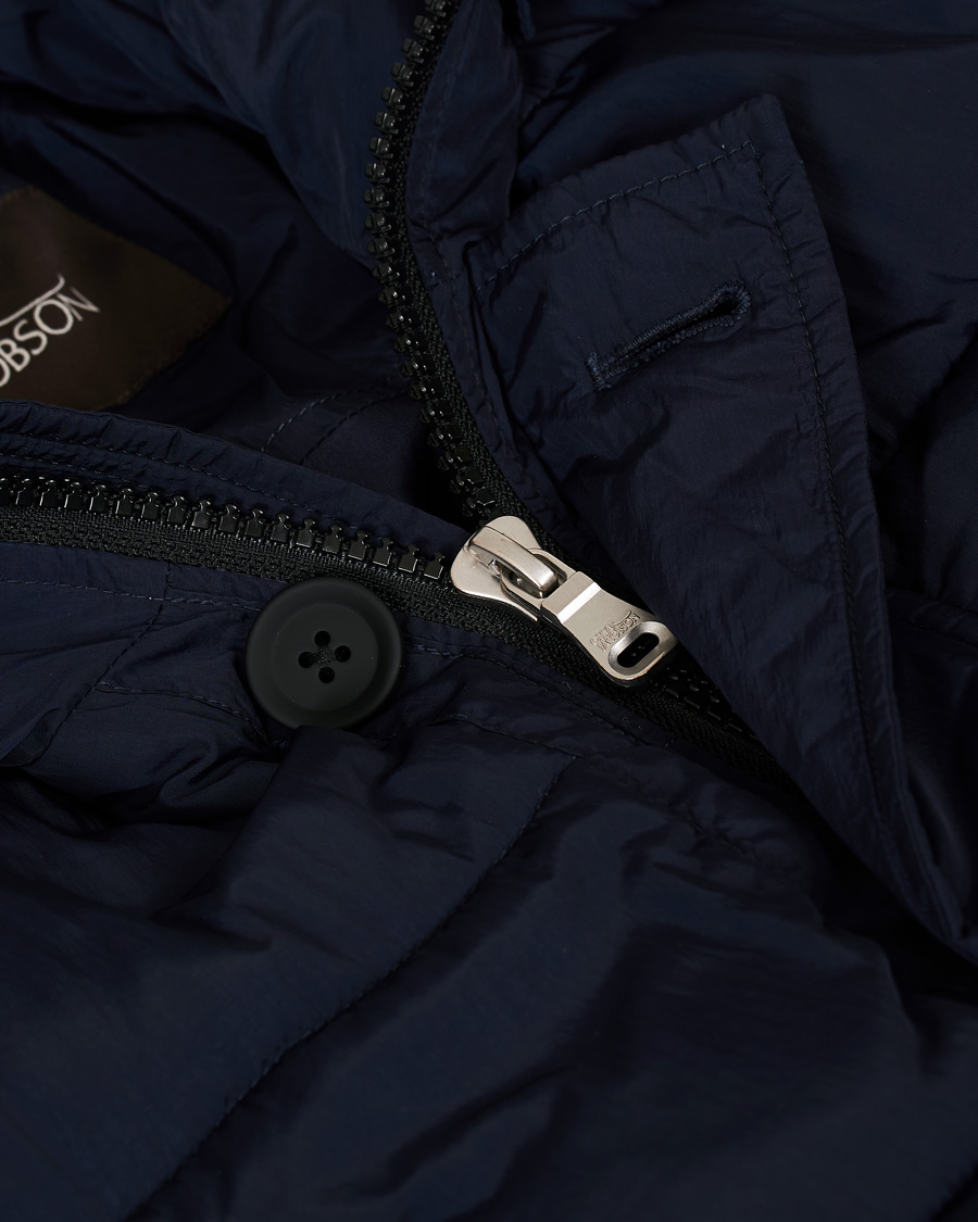 Herre | Jakker | Oscar Jacobson | Clayton Lightweight Puffer Coat Navy
