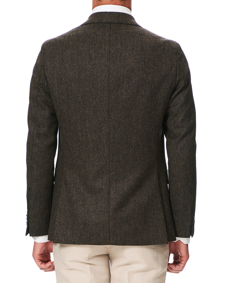 Herre | Dressjakker | Oscar Jacobson | Fogerty Yorkshire Tweed By Moon Blazer Brown