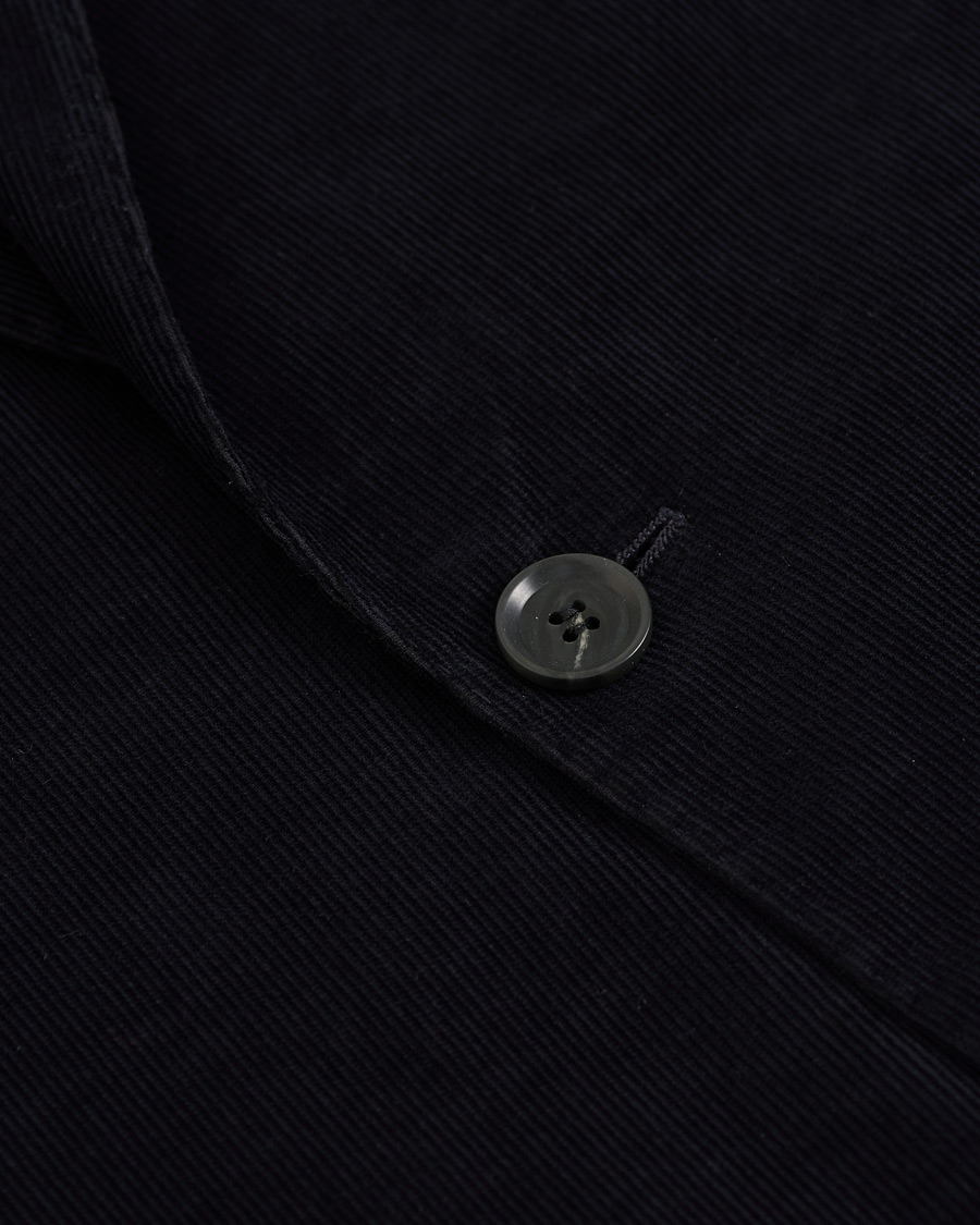 Herre | Dressjakker | Oscar Jacobson | Egel Patch Pocket Baby Cord Blazer Navy