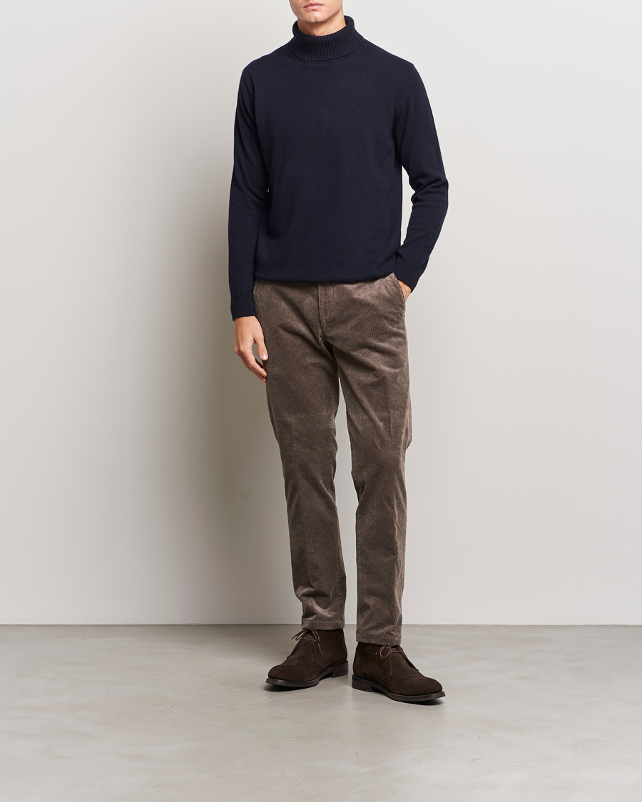 Herre | Bukser | Oscar Jacobson | Denz Corduroy Trousers Beige