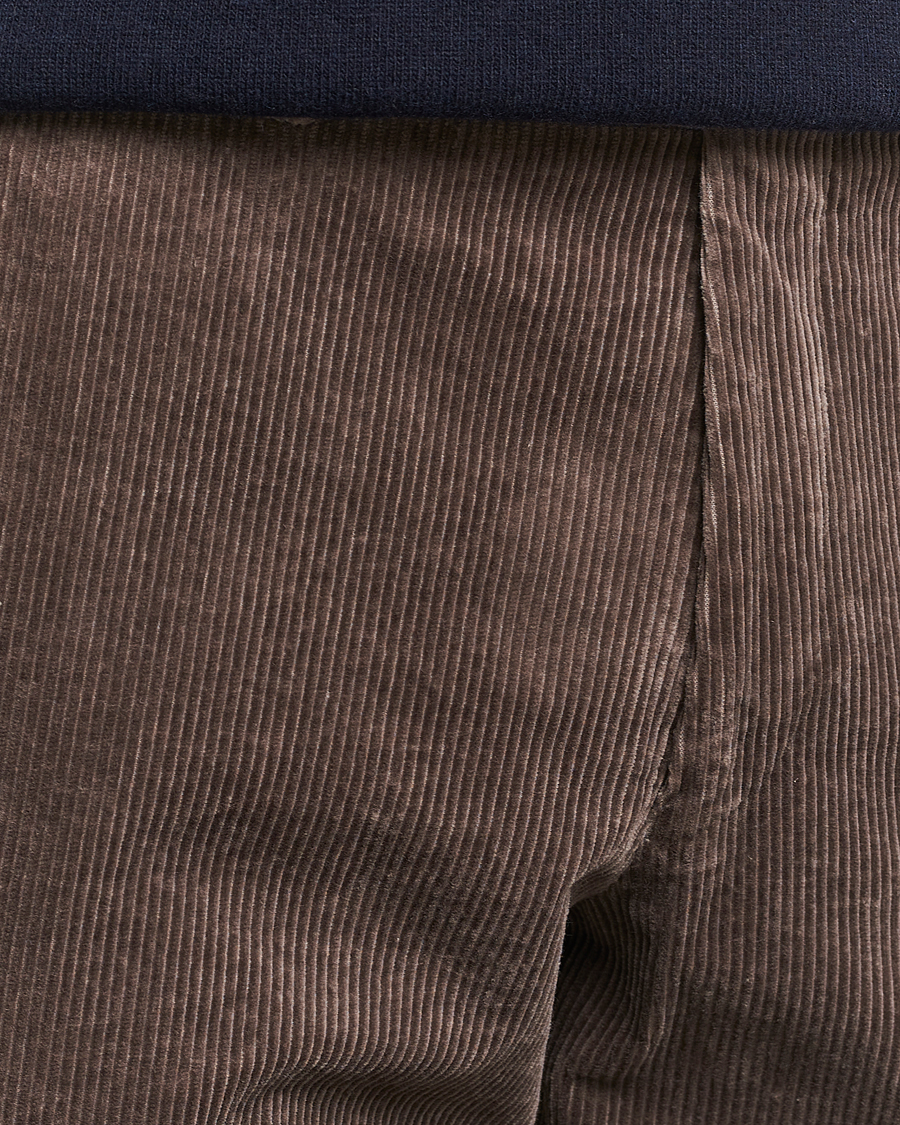 Herre | Bukser | Oscar Jacobson | Denz Corduroy Trousers Nutmeg