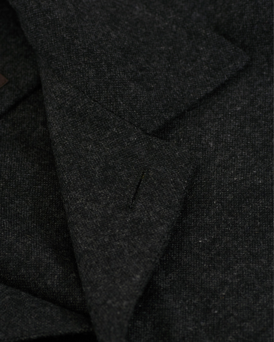 Herre | Skjorter | Oscar Jacobson | Hampus Wool Shirt Jacket Grey