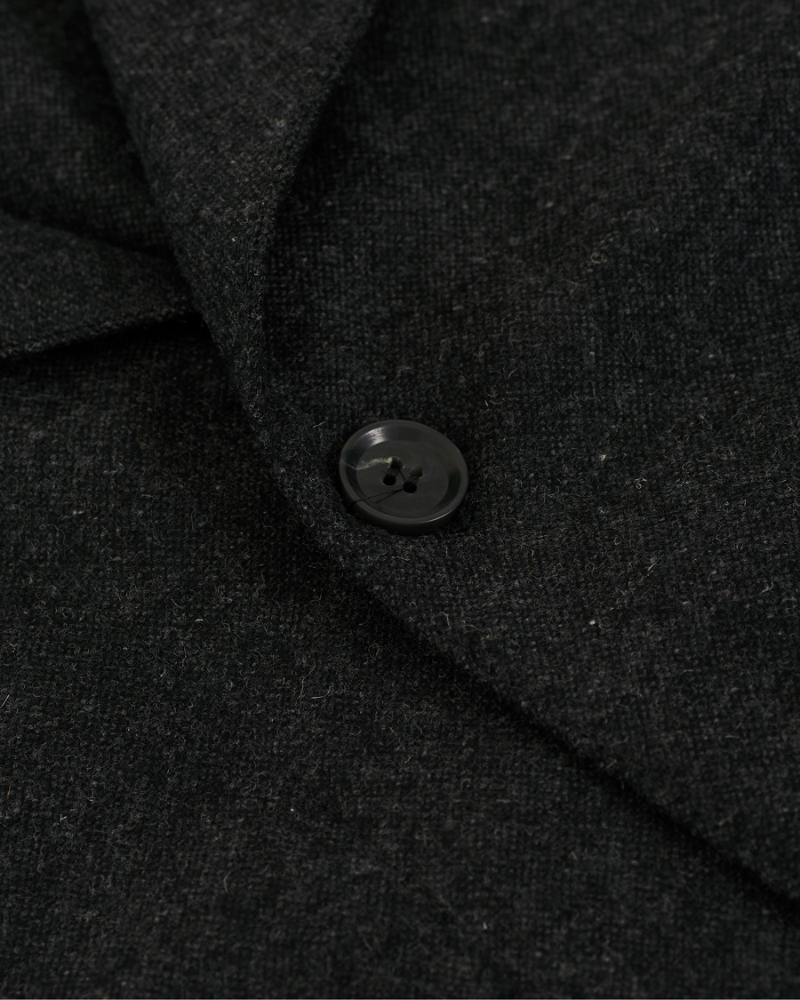 Herre | Skjorter | Oscar Jacobson | Hampus Wool Shirt Jacket Grey